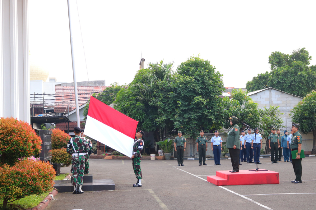 UPACARA BULANAN PENGADILAN MILITER