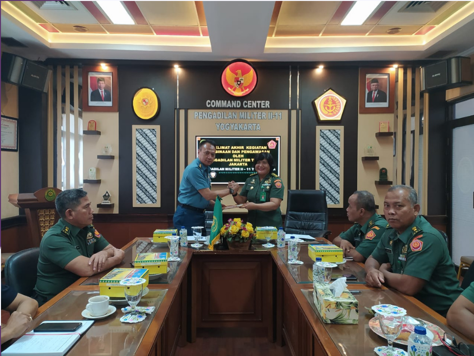 PELAKSANAAN PEMBINAAN DAN PENGAWASAN DAERAH DI PENGADILAN MILITER II-11 YOGYAKARTA