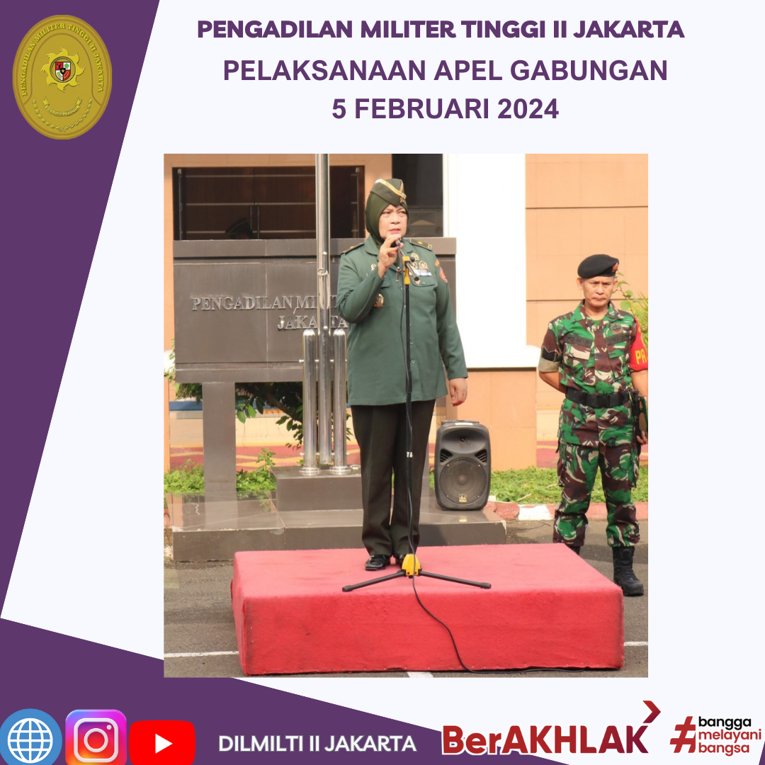 PELAKSANAAN KEGIATAN APEL GABUNGAN 5 FEBRUARI 2024