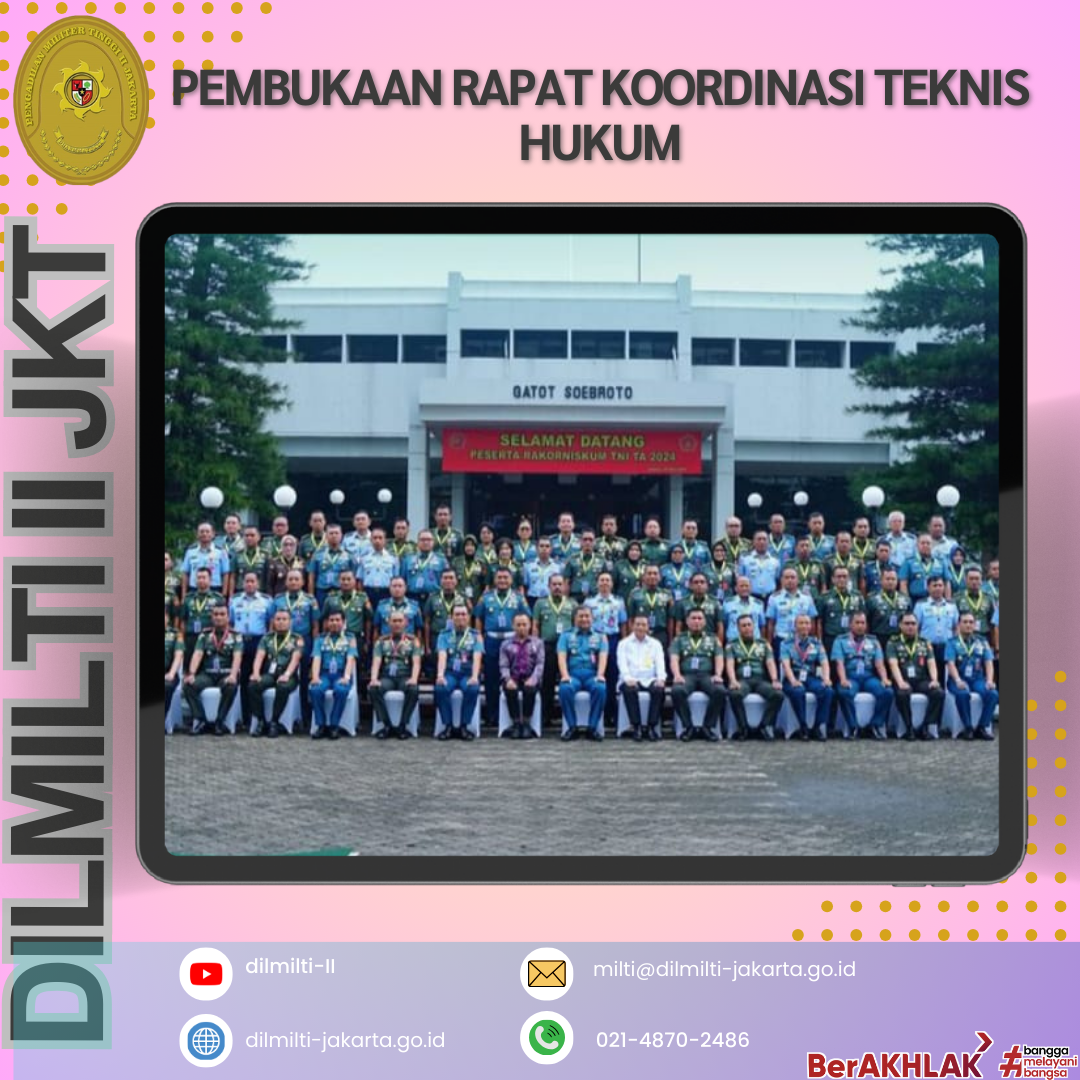 PEMBUKAAN RAPAT KOORDINASI TEKNIS HUKUM