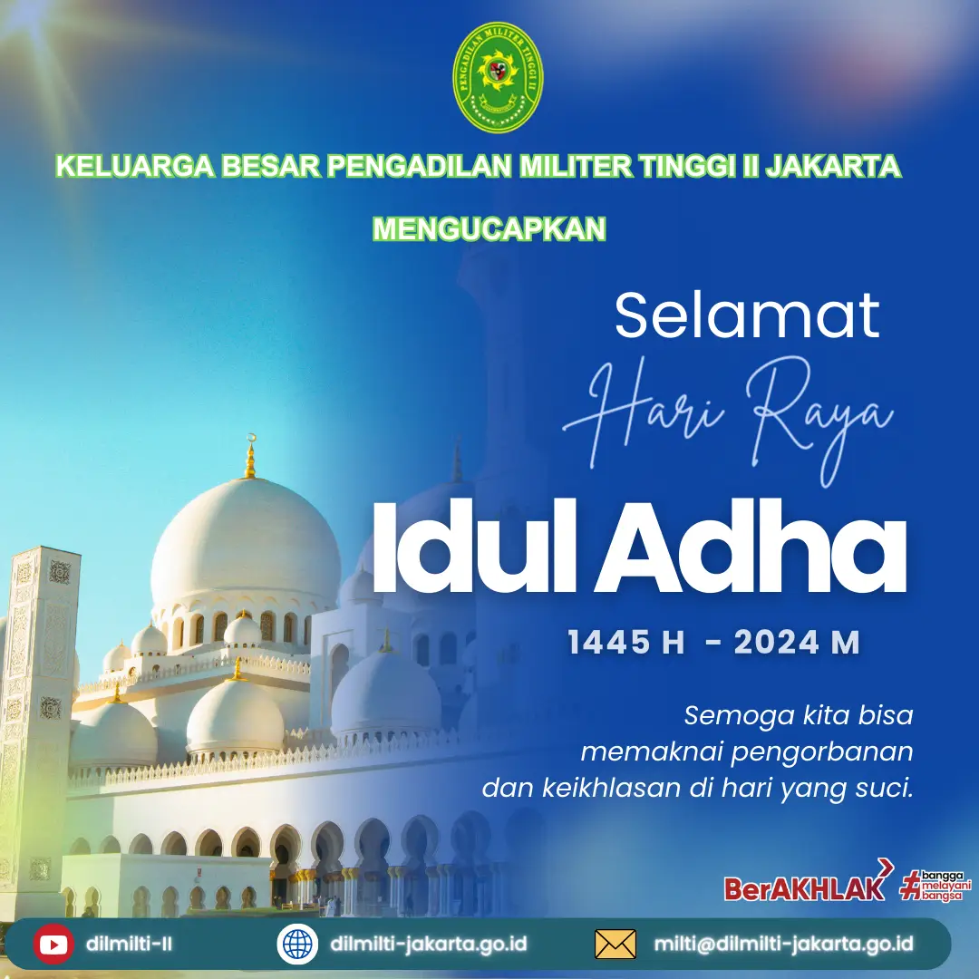 Selamat Hari Raya Idul Adha 1445 H – 2024 M