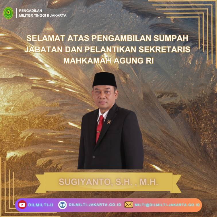 PELANTIKAN SEKRETARIS MA RI 2024