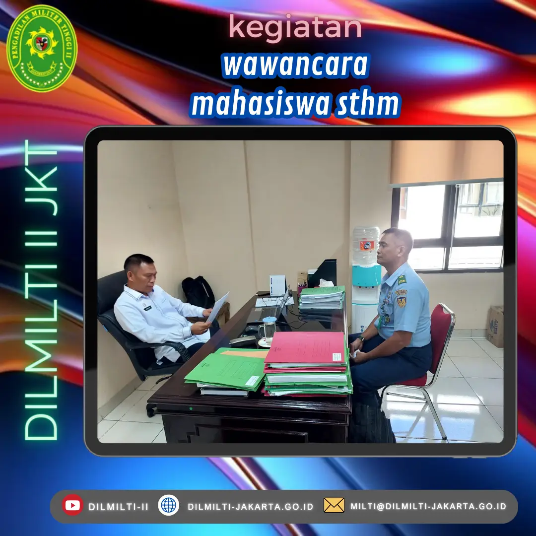 Wawancara Mahasiswa STHM dengan Angpokkimmilti II Jakarta