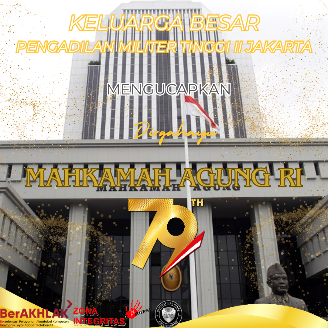 Dirgahayu Mahkamah Agung RI Ke 79