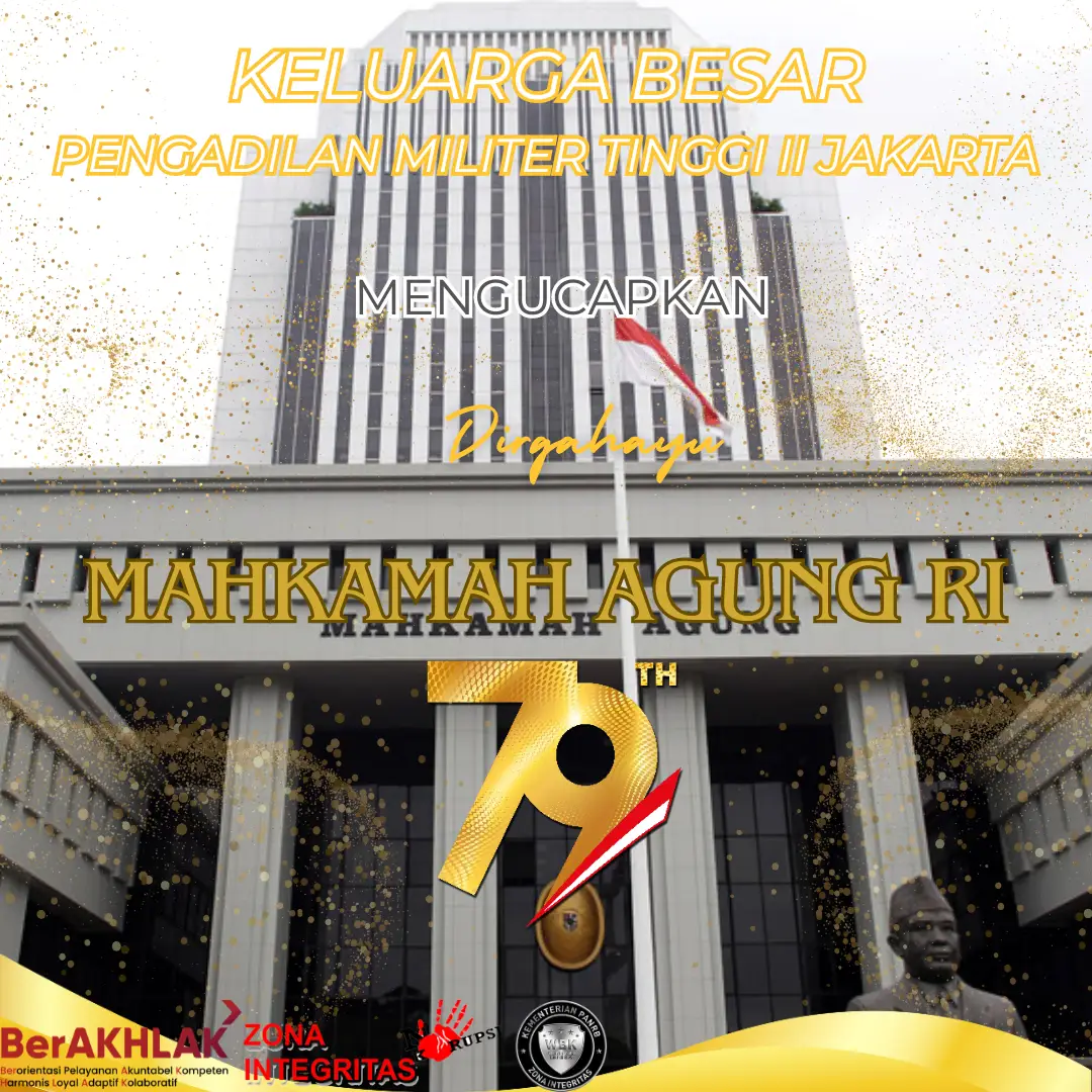 Dirgahayu Mahkamah Agung RI Ke 79