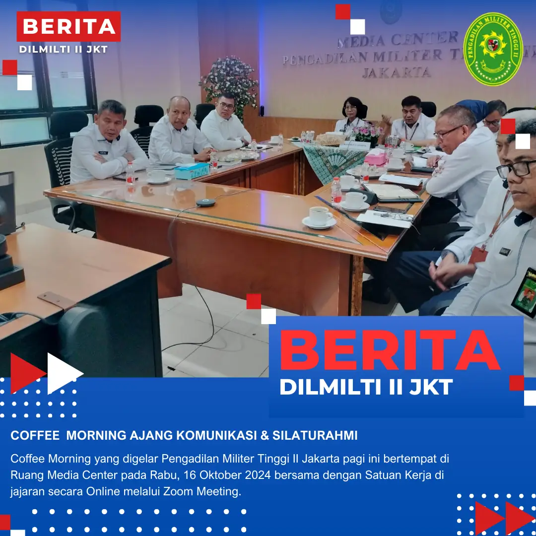 COFFEE  MORNING AJANG KOMUNIKASI & SILATURAHMI
