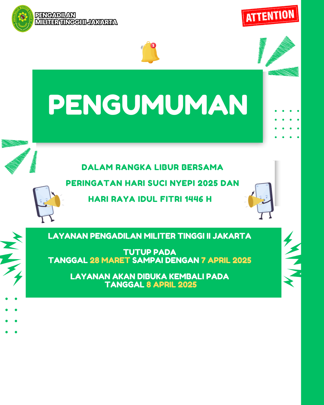 Pengumuman Hari Libur Dan Cuti Bersama