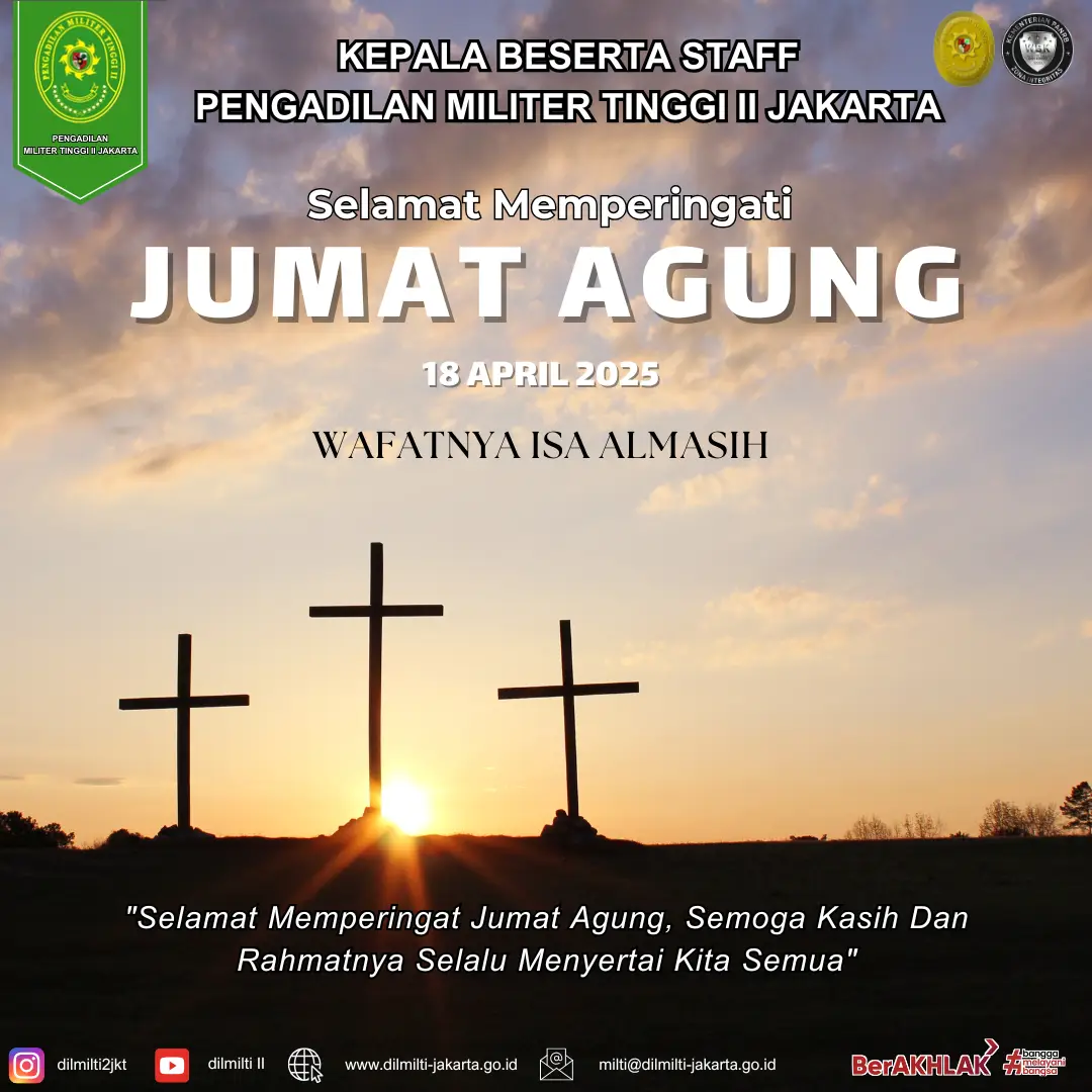 Selamat Memperingati Jumat Agung 18 April 2025