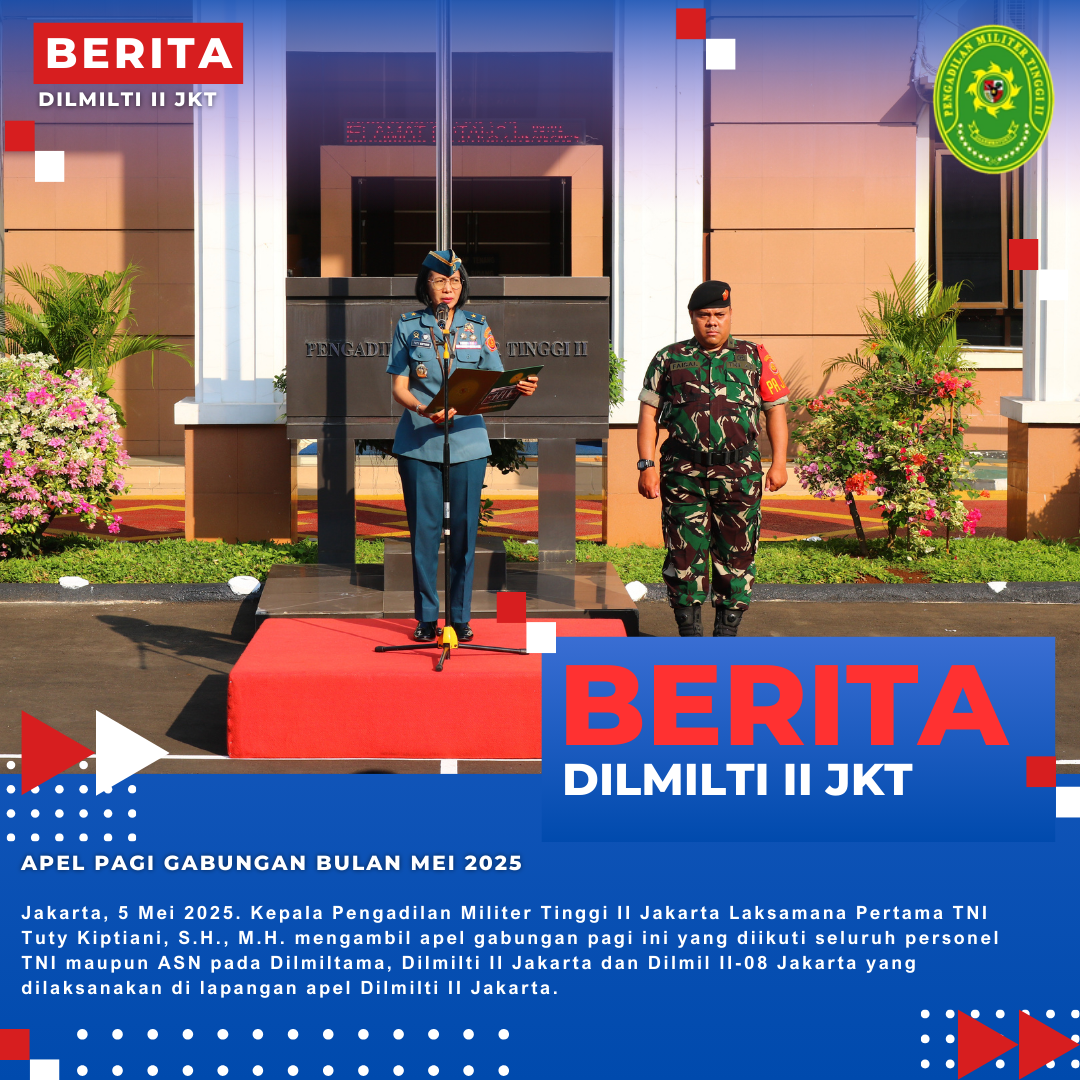 APEL PAGI GABUNGAN BULAN MEI 2025