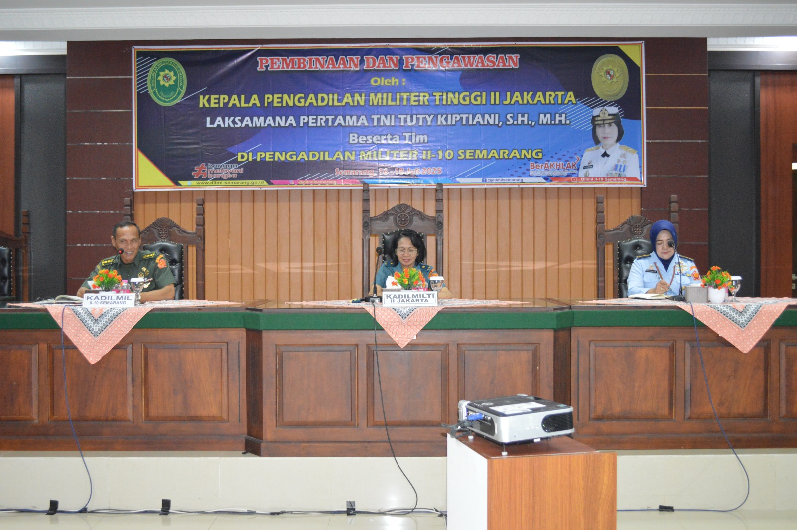 Pembinaan dan Pengawasan Daerah Ke Dilmil II-10 Semarang