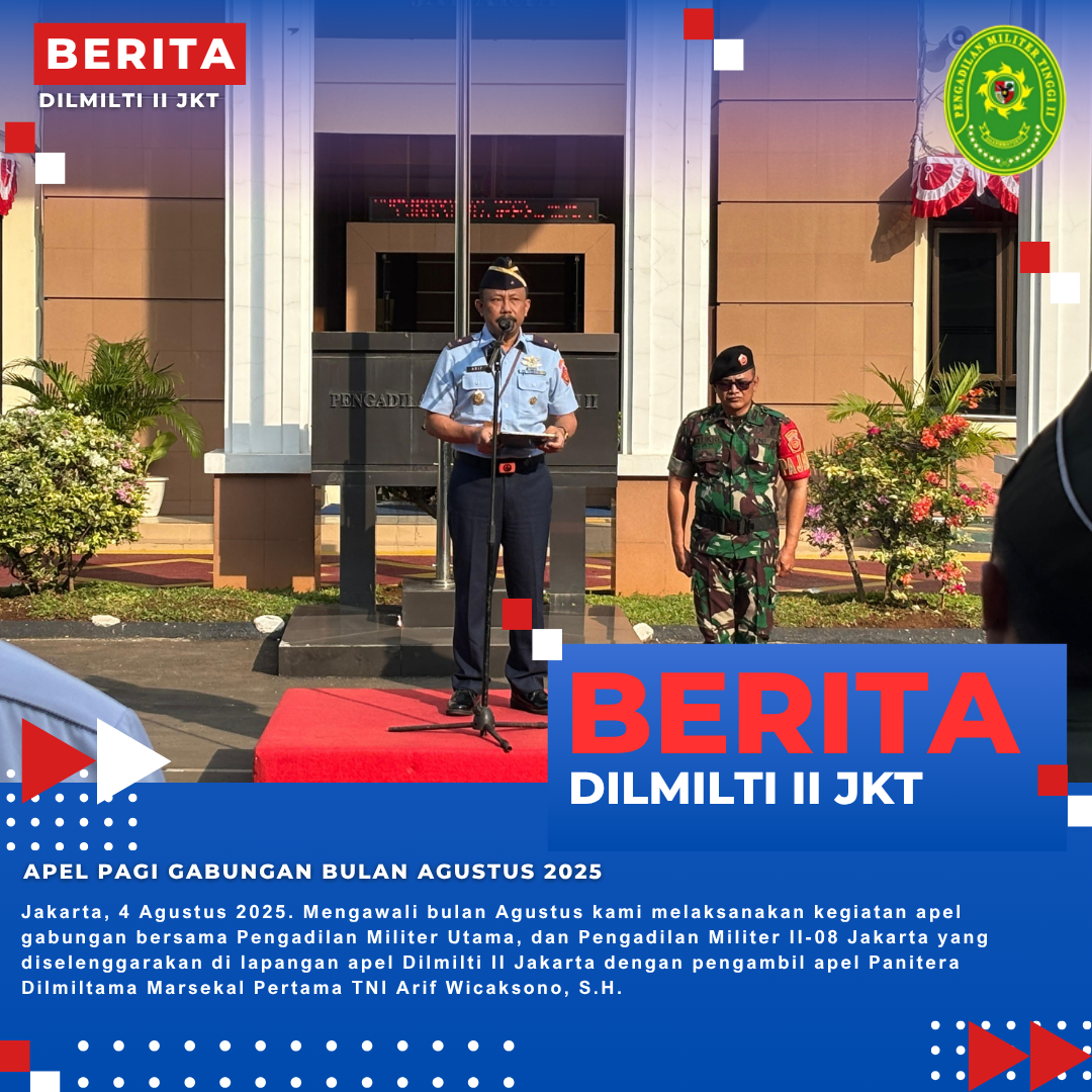 APEL PAGI GABUNGAN BULAN AGUSTUS 2025