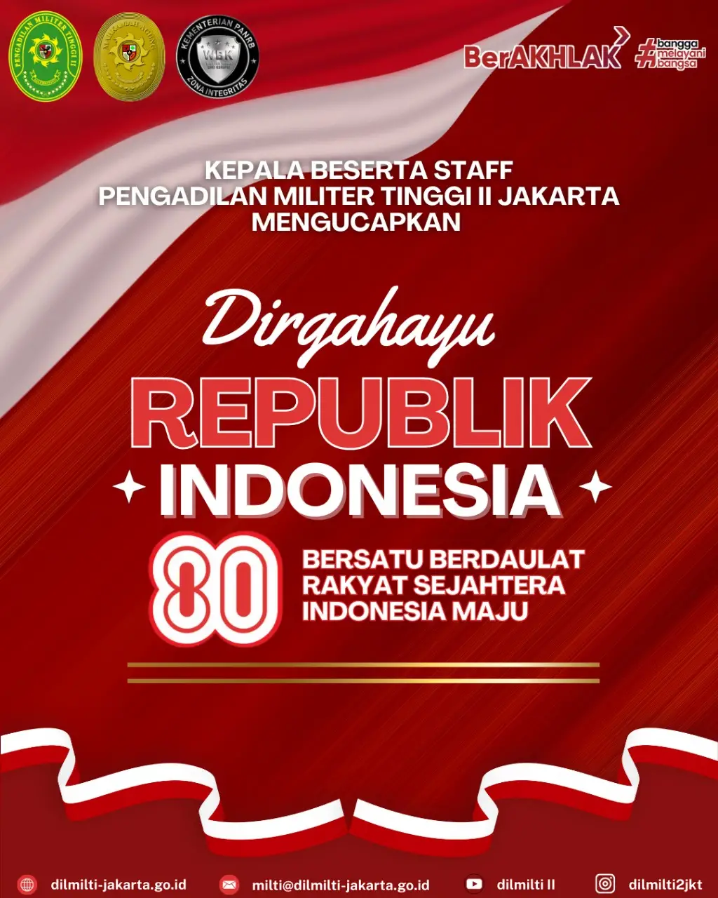 Dirgahayu Republik Indonesia KE – 80