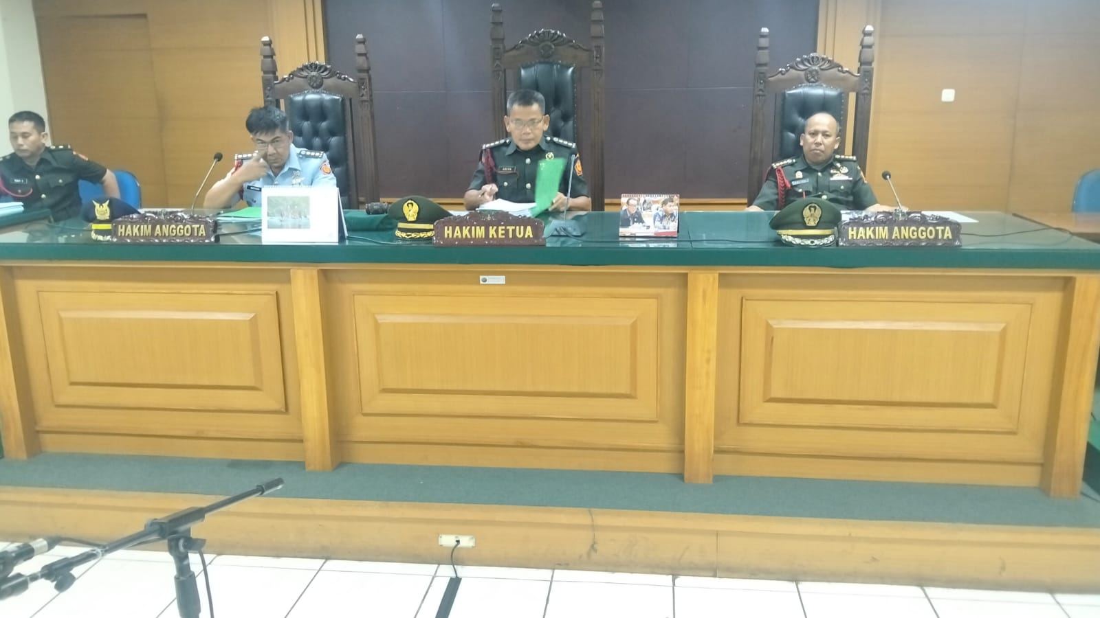 Pelaksanaan Sidang keliling Dilmilti II Jakarta