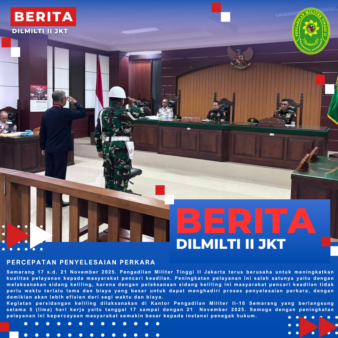 PERCEPATAN PENYELESAIAN PERKARA