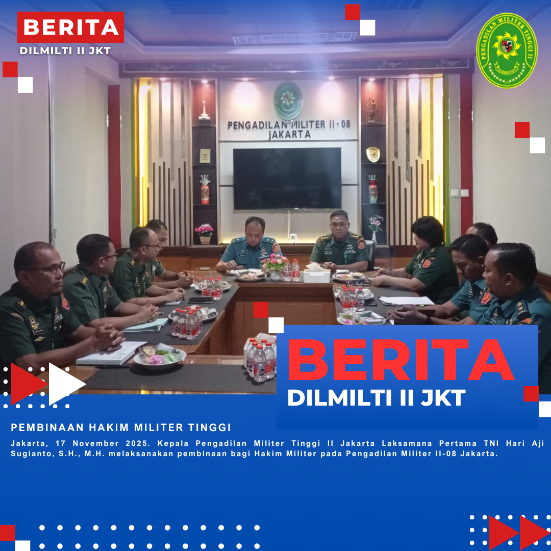 PEMBINAAN HAKIM MILITER TINGGI