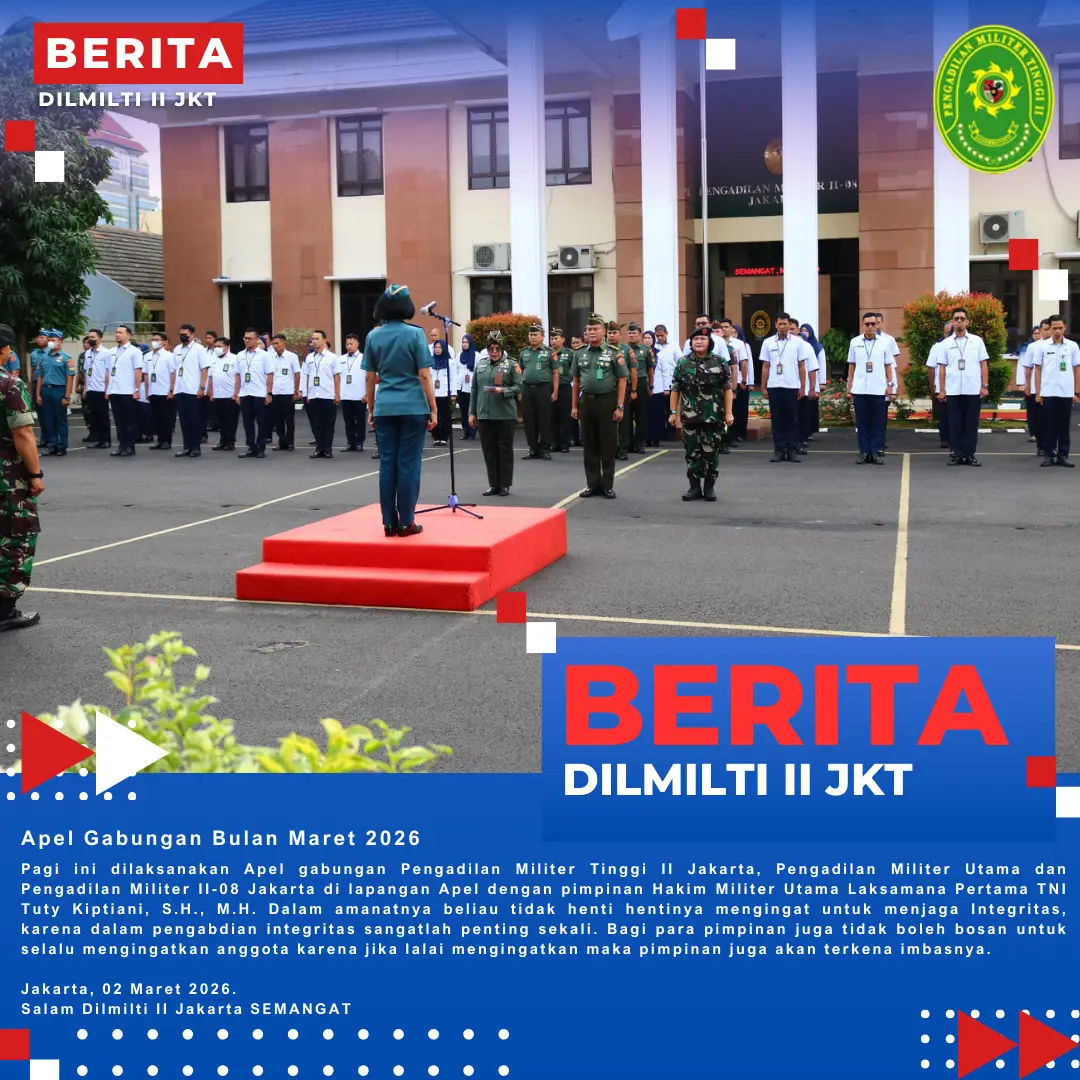 Apel Gabungan Bulan Maret 2026