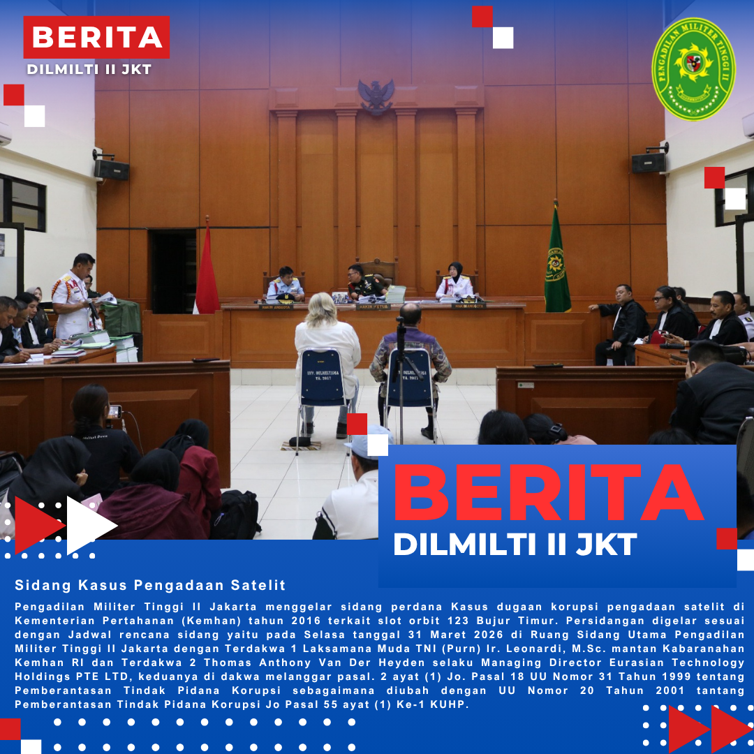 Sidang Kasus Pengadaan Satelit