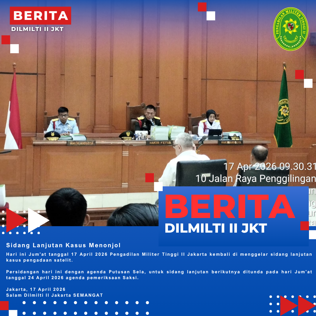 Sidang Lanjutan Kasus Menonjol