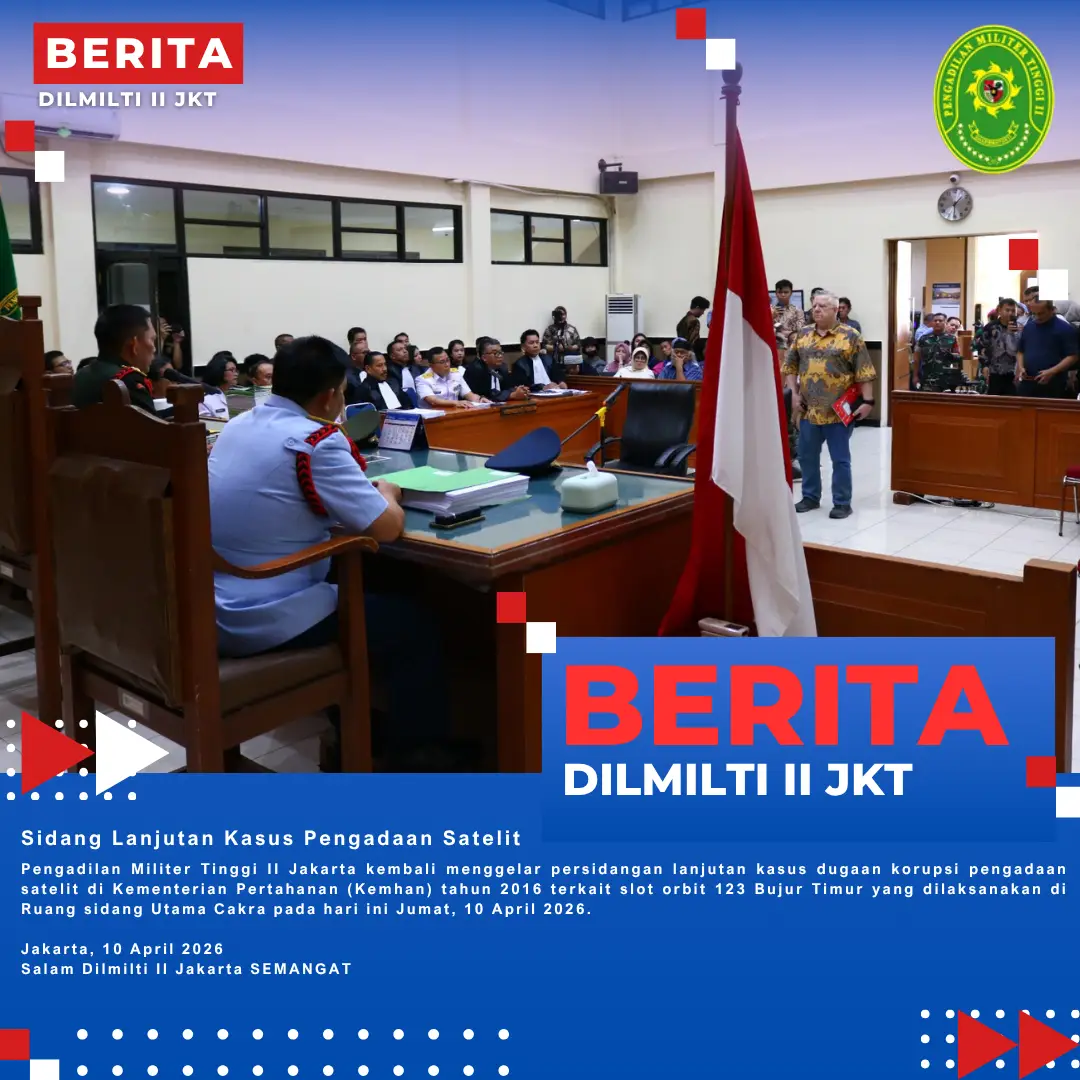 Sidang Lanjutan Kasus Pengadaan Satelit