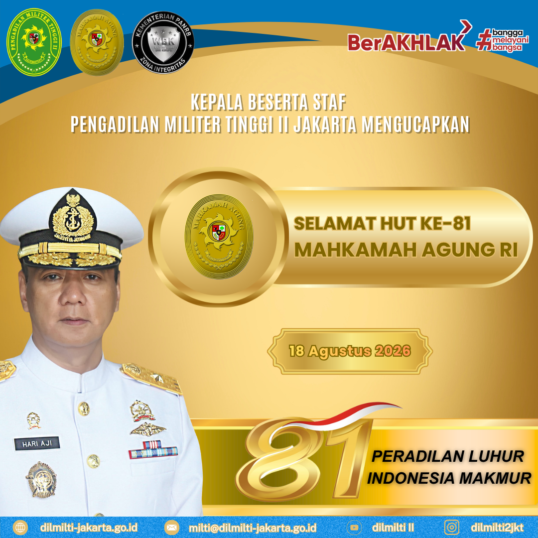 HUT MAHKAMAH AGUNG RI KE-81