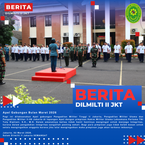 Apel Gabungan Bulan Maret 2026