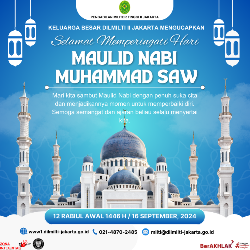 Selamat Memperingati Hari MAULID NABI SAW