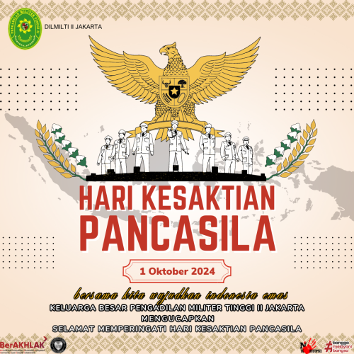 SELAMAT MEMPERINGATI HARI KESAKTIAN PANCASILA 1 OKTOBER 2024