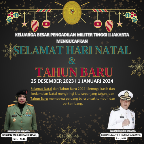 SELAMAT HARI NATAL DAN TAHUN BARU 25 DESEMBER  I  1 JANUARI 2024