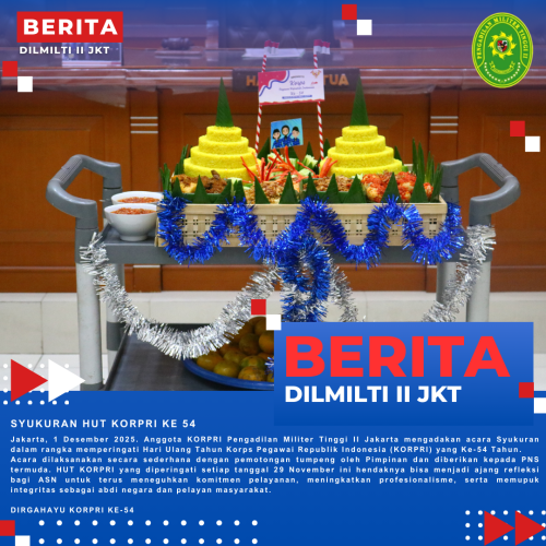 SYUKURAN HUT KORPRI KE 54