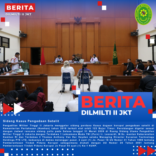 Sidang Kasus Pengadaan Satelit