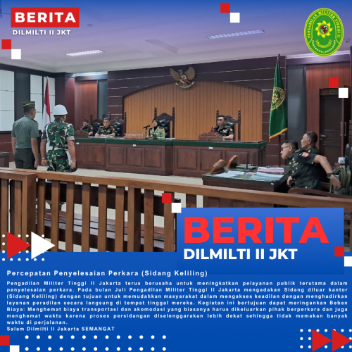 Percepatan Penyelesaian Perkara (Sidang Keliling)