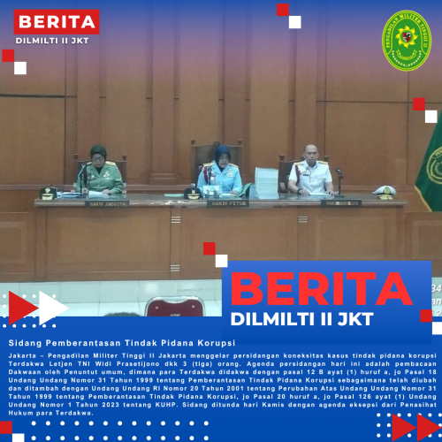 Sidang Pemberantasan Tindak Pidana Korupsi