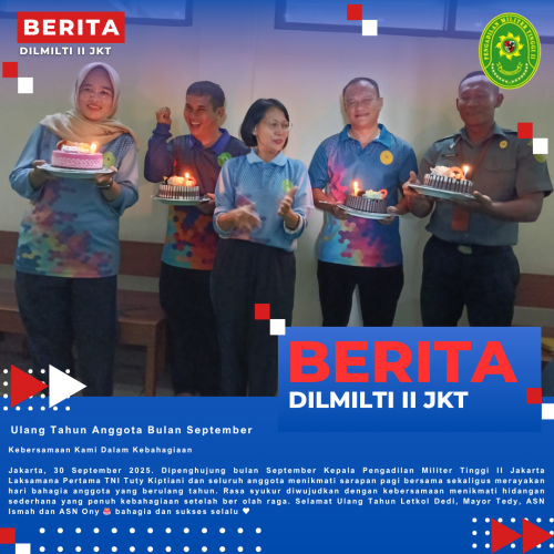 Ulang Tahun Anggota Bulan September