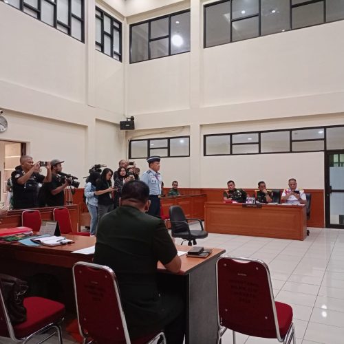 SIDANG PERDANA KASUS BASARNAS
