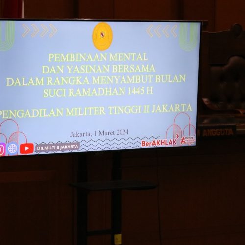 PEMBINAAN MENTAL DAN MEMBACAAN YASIN BERSAMA