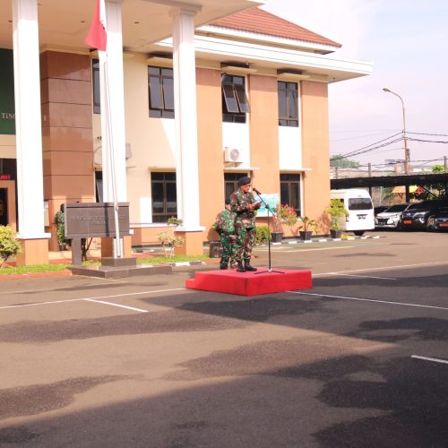 UPACARA BULANAN PENGADILAN MILITER