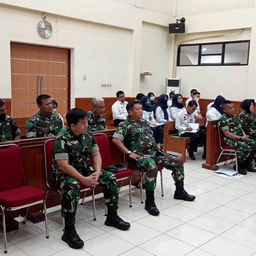 JAM KOMANDAN DAN RAPAT MONEV KINERJA BULANAN PENGADILAN MILITER TINGGI II JAKARTA