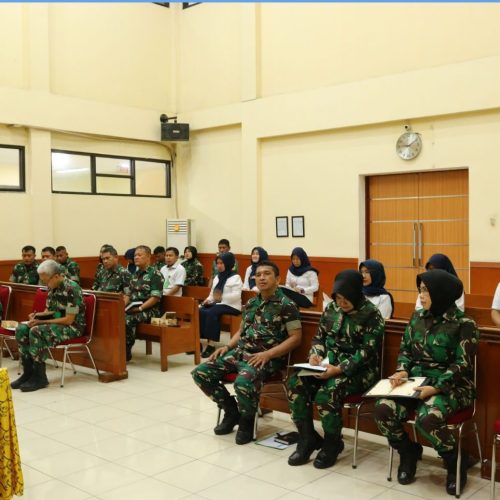 JAM KOMANDAN DAN RAPAT MONEV KINERJA BULANAN DILMILTI II JAKARTA