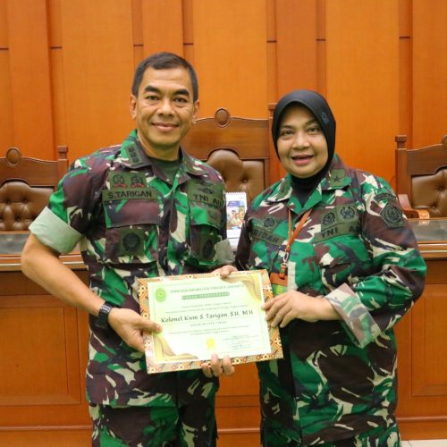 ACARA PENGANTAR TUGAS HAKIM MILITER TINGGI